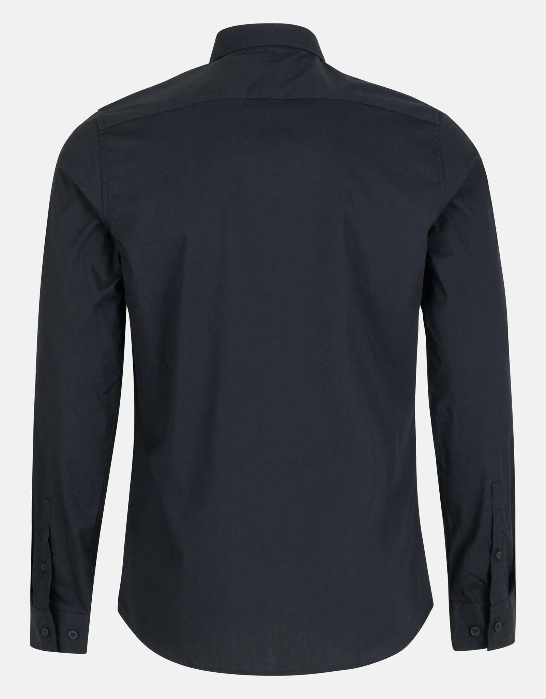 Diagonaal Overhemd Zwart