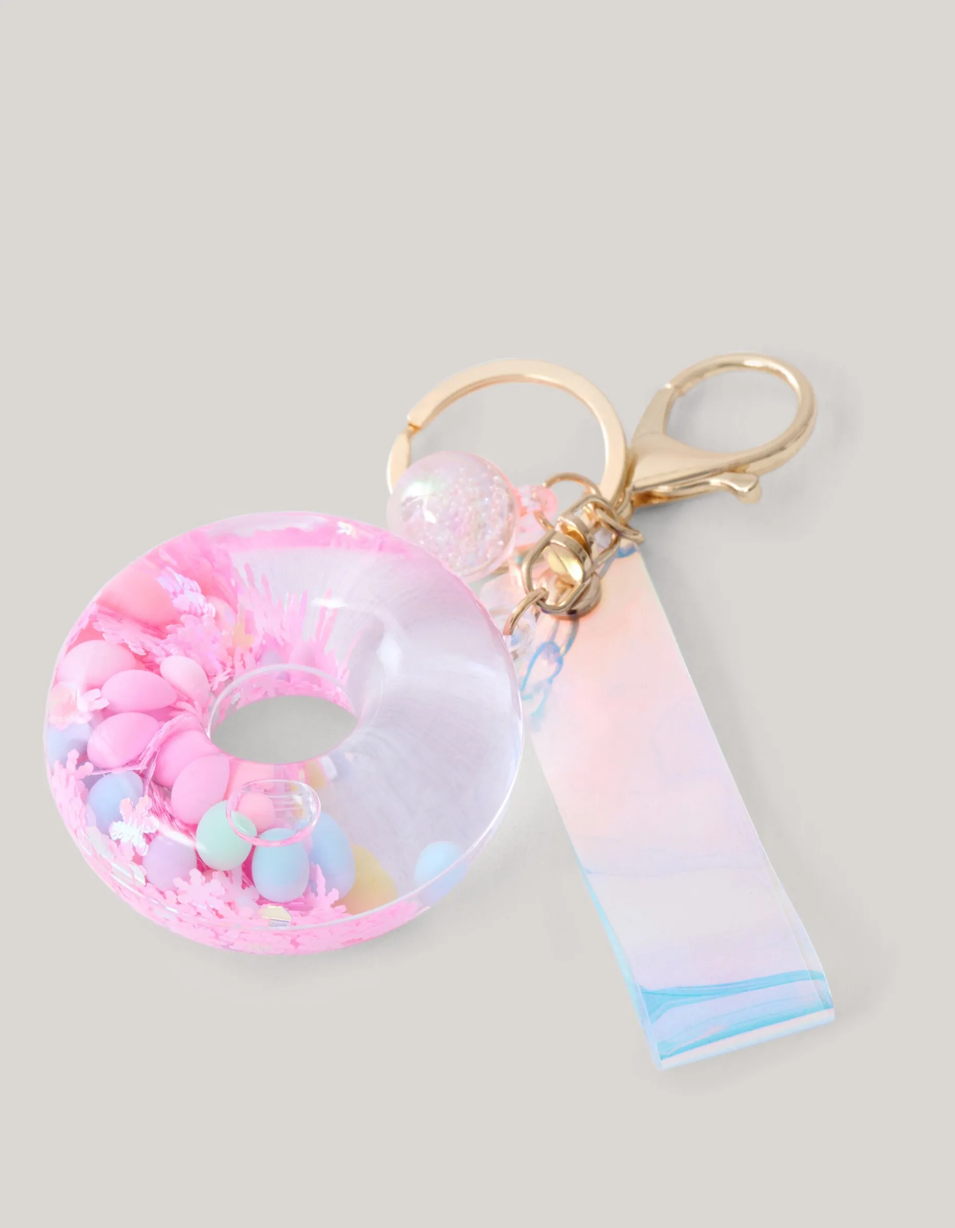 Donut Sleutelhanger Roze
