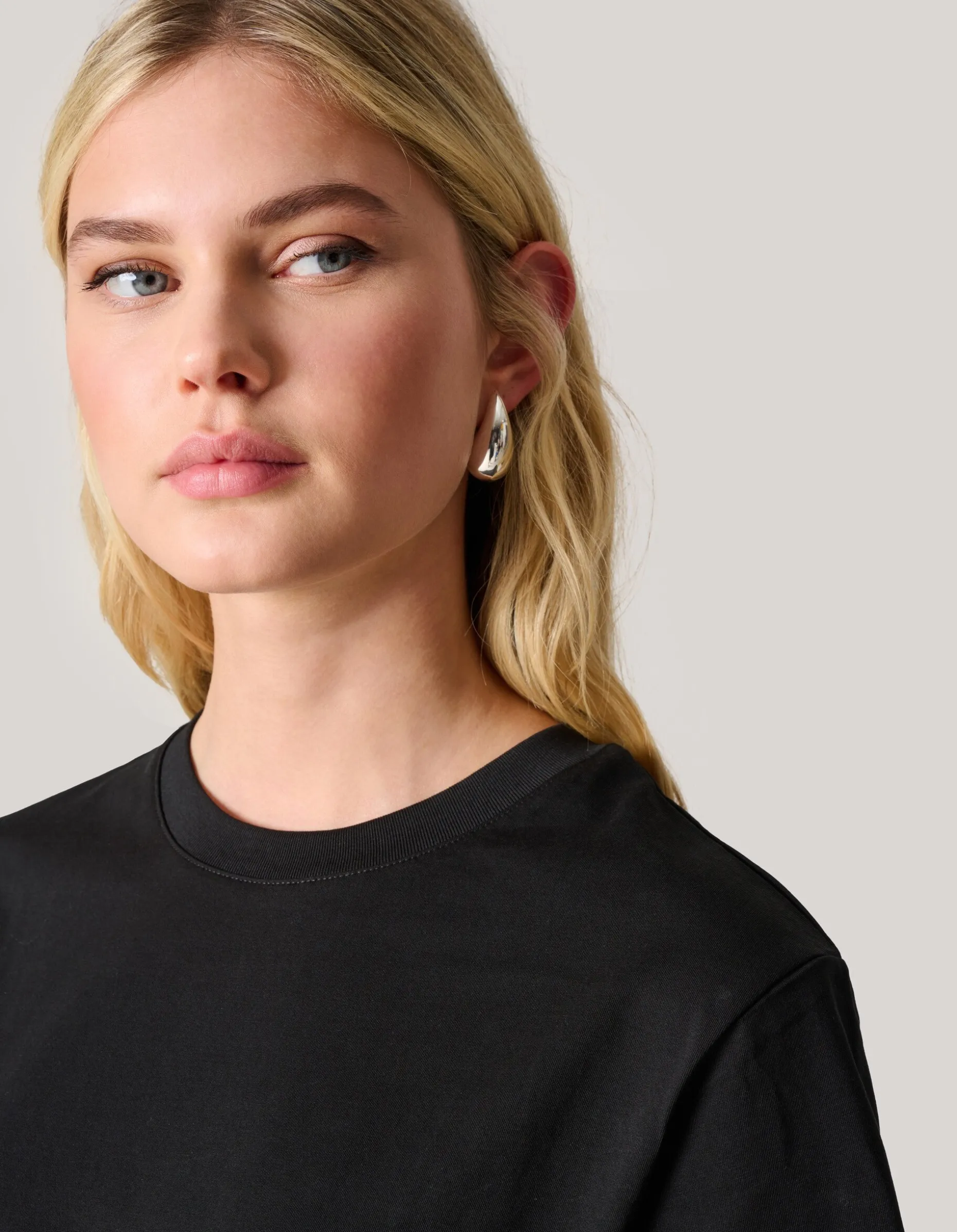 Drop Shape Oorbellen Zilver