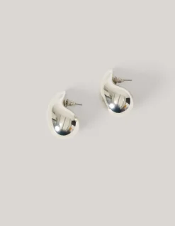 Drop Shape Oorbellen Zilver
