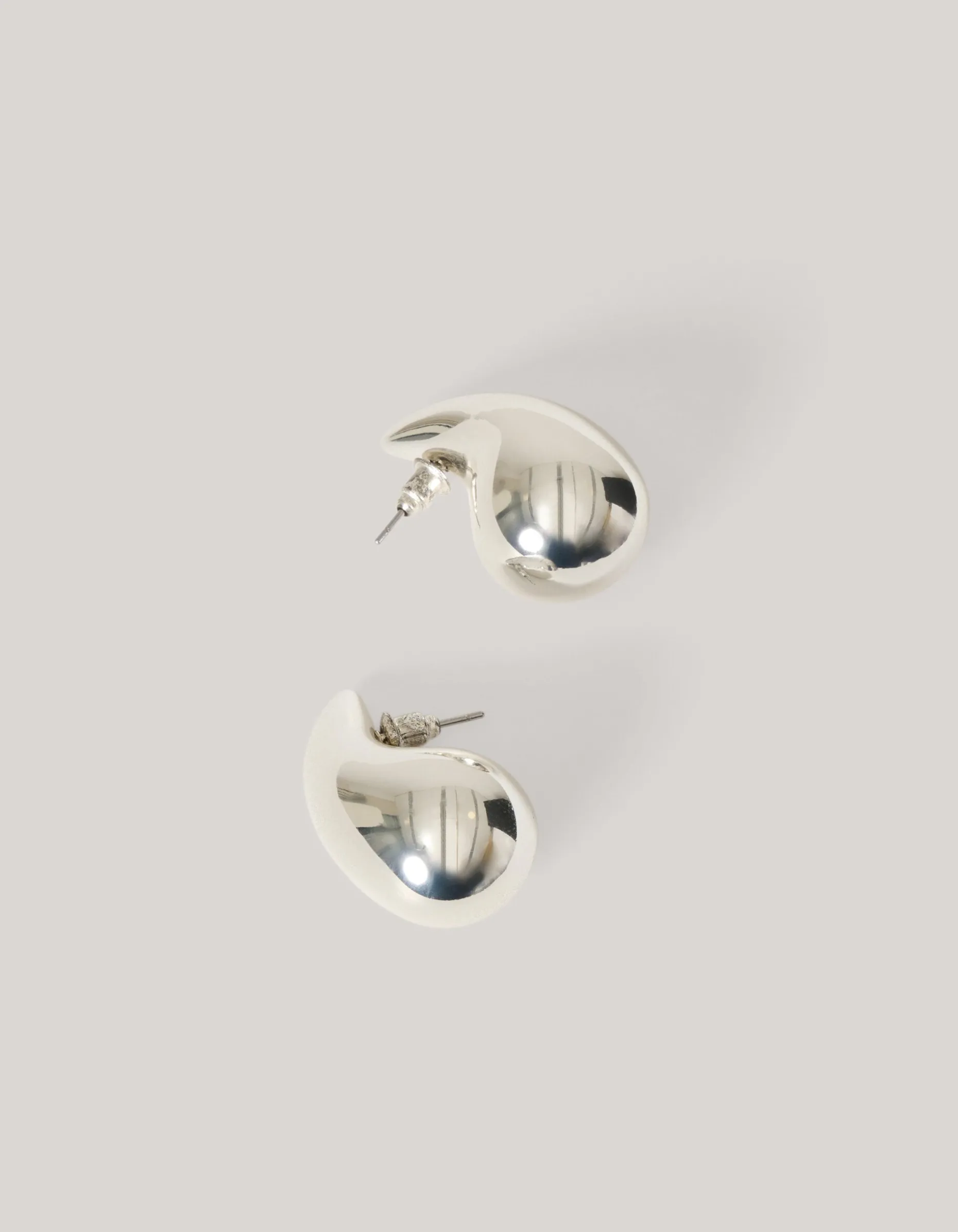 Drop Shape Oorbellen Zilver