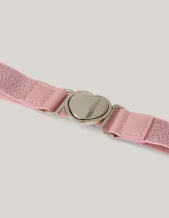 Elastieken Heart Riem Roze
