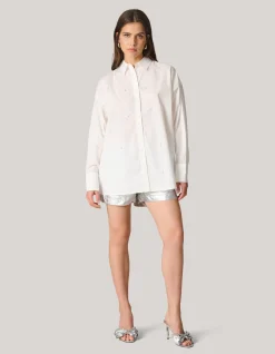 Embellished Blouse Wit