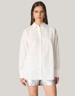 Embellished Blouse Wit