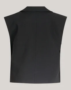 Embellished Gilet Zwart