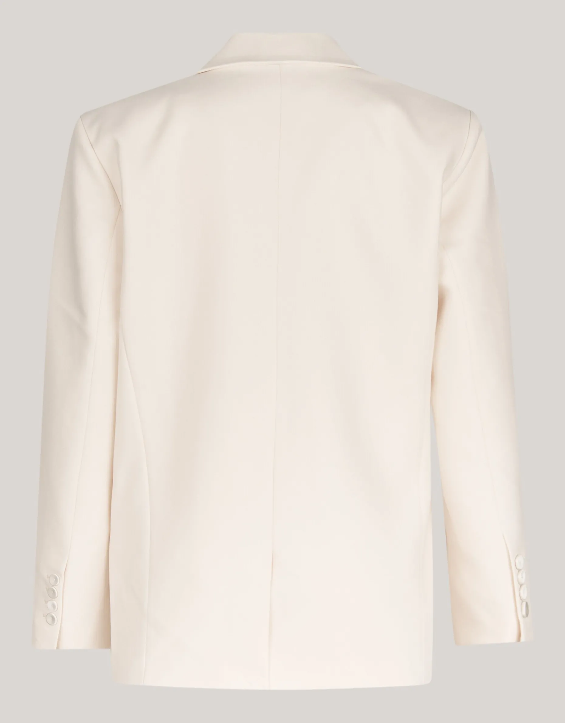 Embellished Oversized Blazer Gebroken Wit