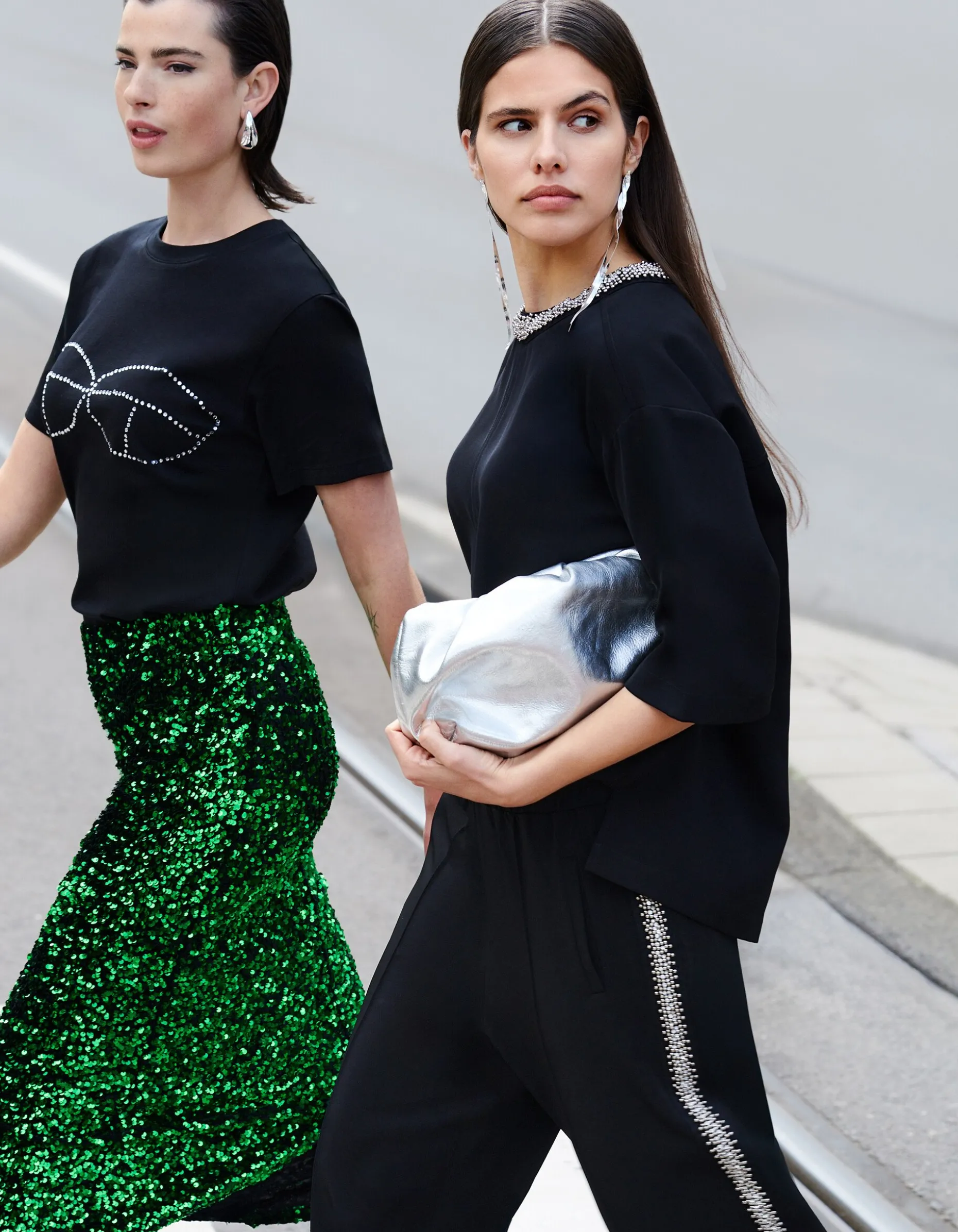 Embellished Top Zwart