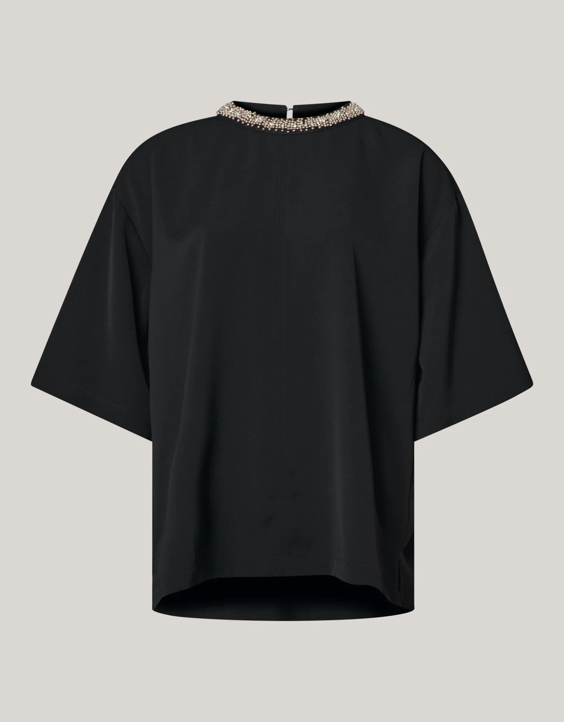 Embellished Top Zwart