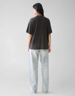 Embellished T-shirt Donkergrijs By Fred