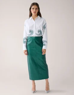 Embroided Blouse Wit By Mieke