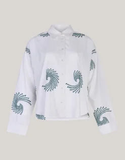 Embroided Blouse Wit By Mieke