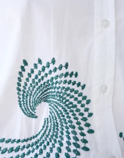 Embroided Blouse Wit By Mieke