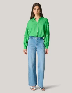 Embroidery Blouse Groen