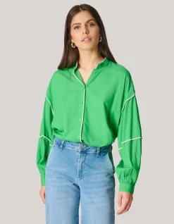 Embroidery Blouse Groen