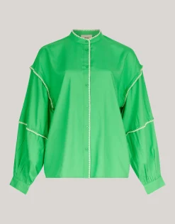 Embroidery Blouse Groen