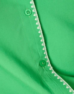 Embroidery Blouse Groen