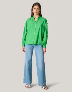 Embroidery Blouse Groen