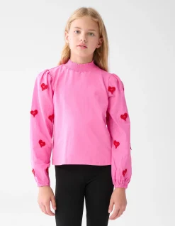 Embroidery Longsleeve Roze