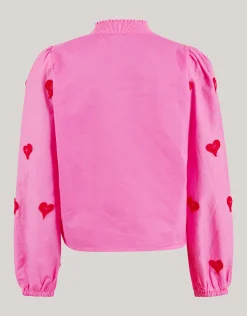 Embroidery Longsleeve Roze