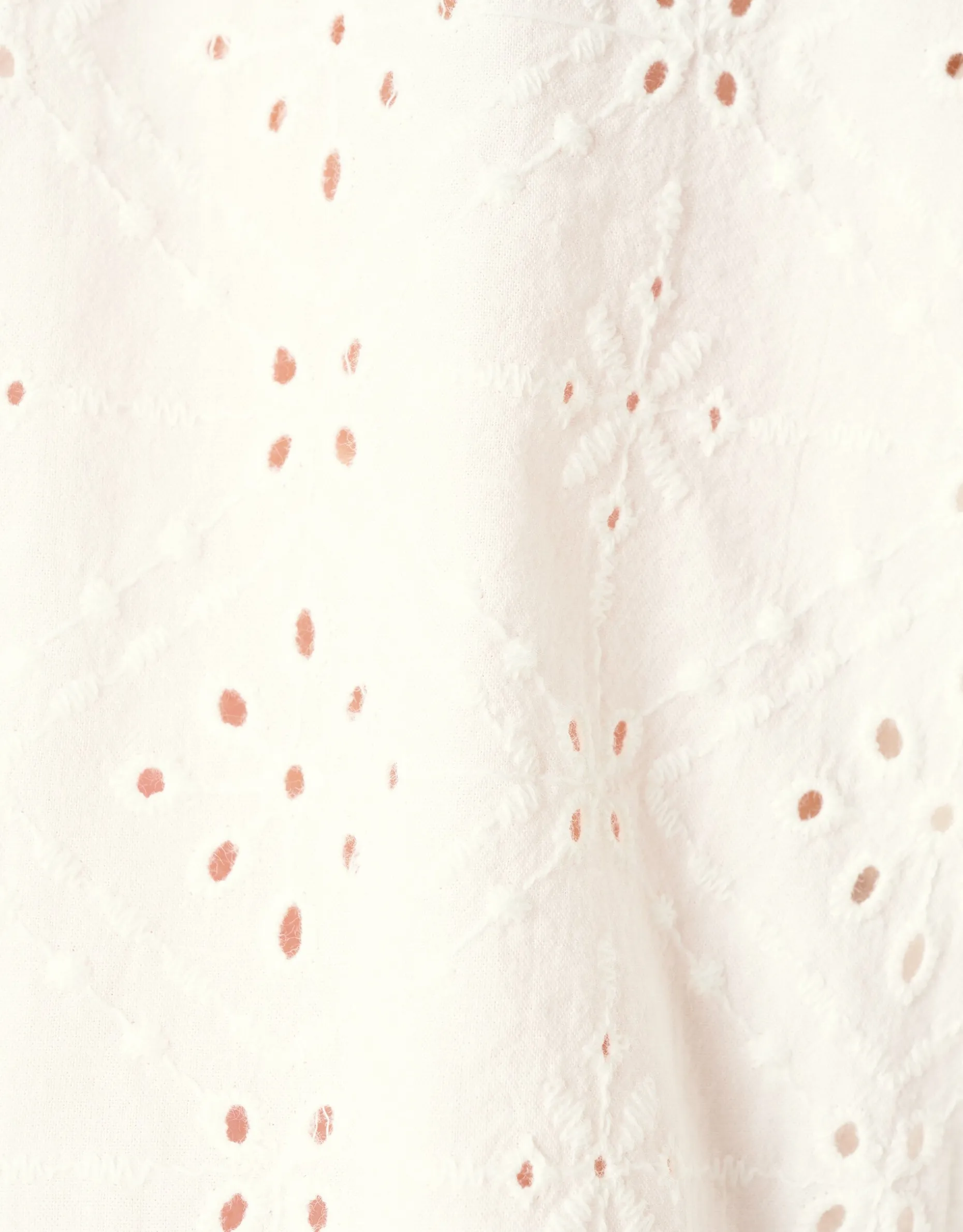 Embroidery Pofmouw T-shirt Wit