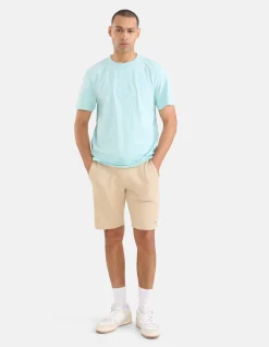 Embroidery T-shirt Lichtblauw