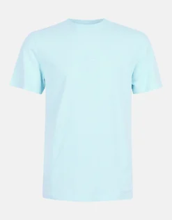 Embroidery T-shirt Lichtblauw