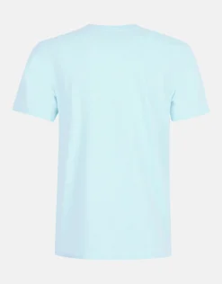 Embroidery T-shirt Lichtblauw