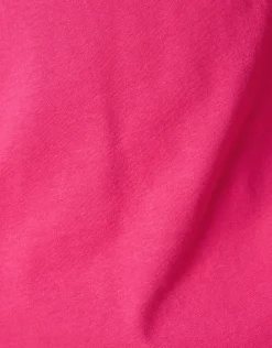 Embroidery T-shirt Rood