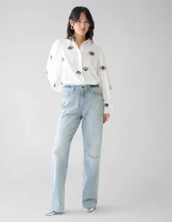 Eye Embroidery Blouse Wit By Fred