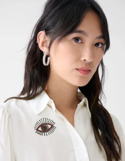 Eye Embroidery Blouse Wit By Fred