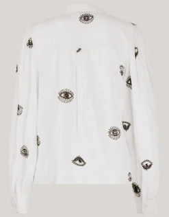 Eye Embroidery Blouse Wit By Fred