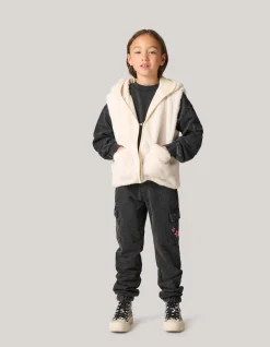 Faux Fur Vest Gebroken Wit