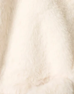 Faux Fur Vest Gebroken Wit