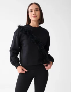 Feather Sweater Zwart