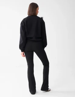 Feather Sweater Zwart