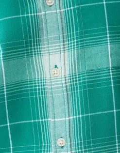 Flanel Ruiten Overhemd Groen