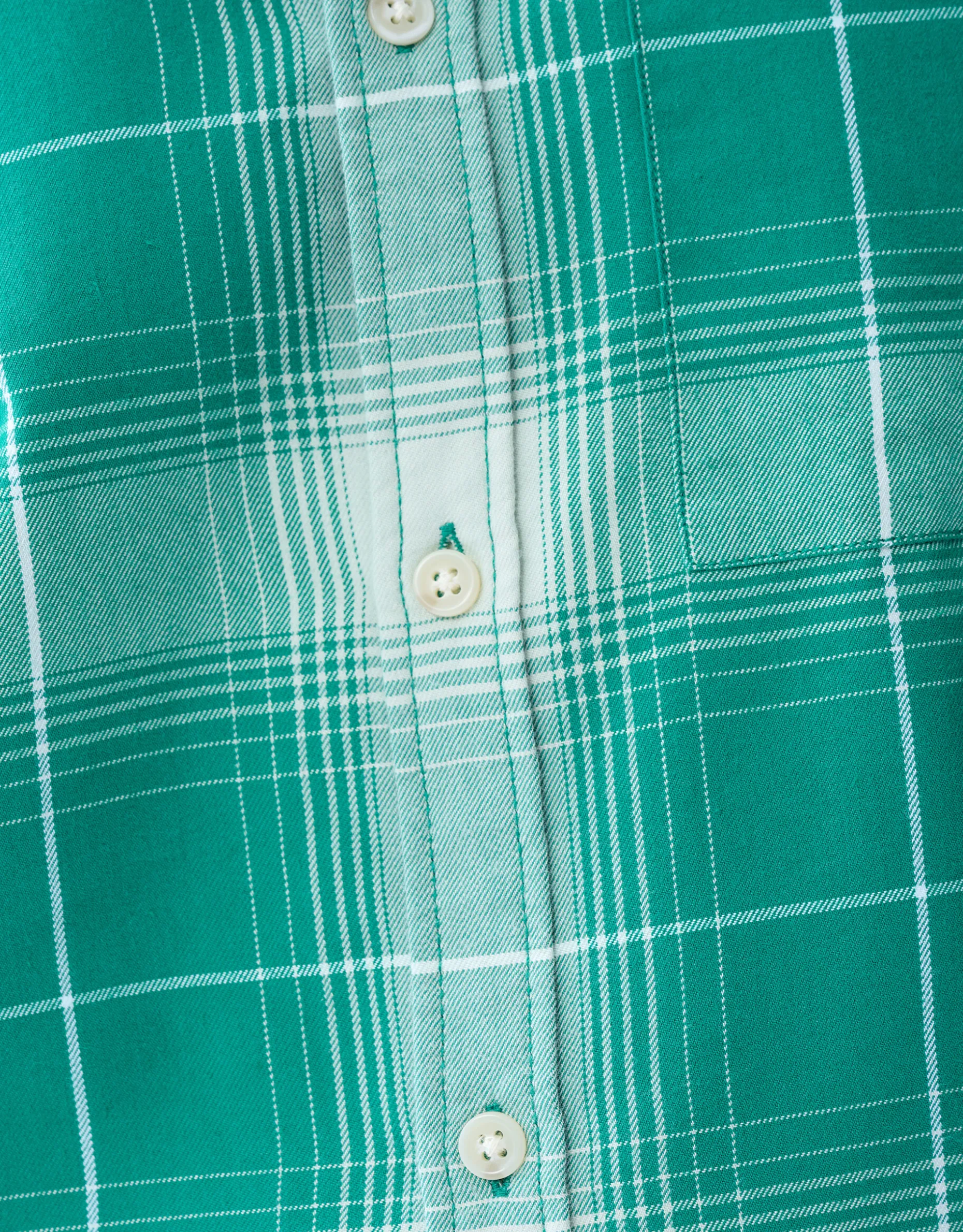 Flanel Ruiten Overhemd Groen