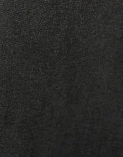 Flared Denim Jeans Zwart