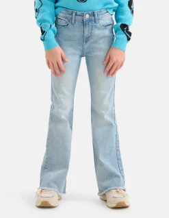 Flared Fit Jeans Bleached