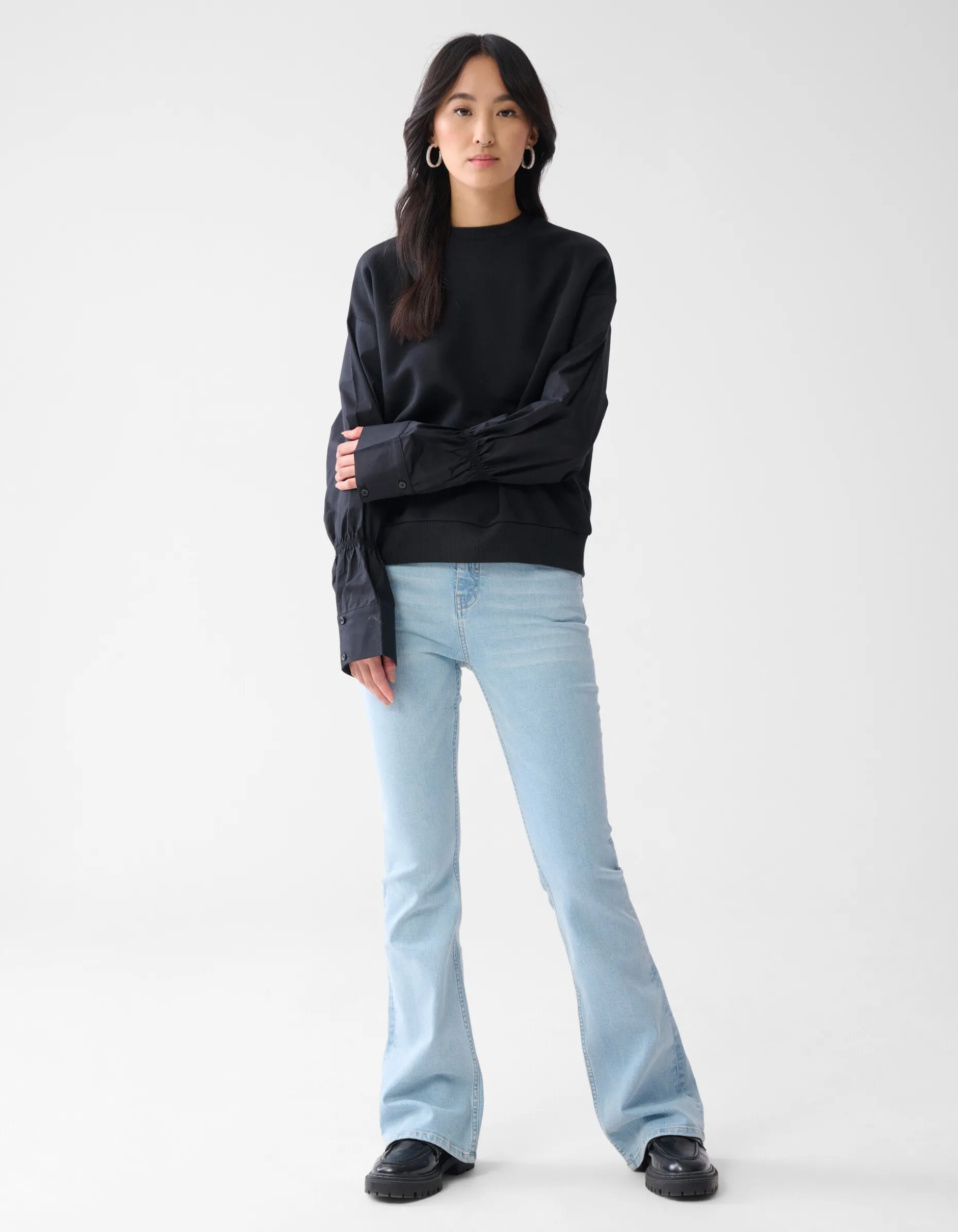 Flared Fit Jeans Lightblue L34