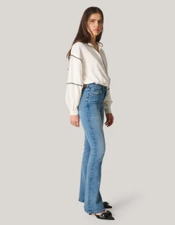 Flared Fit Jeans Mediumstone L34