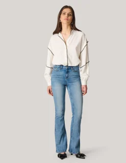 Flared Fit Jeans Mediumstone L34