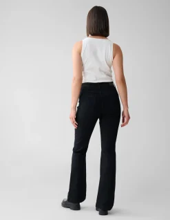 Flared Fit Jeans Zwart