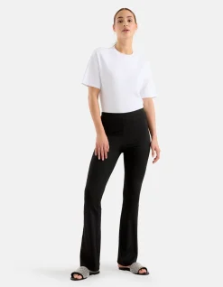 Flared Fit Legging Zwart