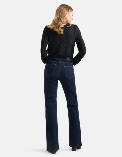 Flared Jeans Donkerblauw
