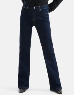 Flared Jeans Donkerblauw