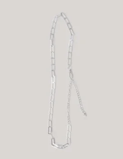 Flat Rectangle Riem Zilver