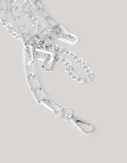 Flat Rectangle Riem Zilver