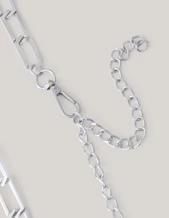 Flat Rectangle Riem Zilver