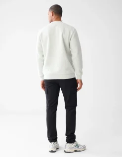 Flock Print Sweater Lichtgrijs